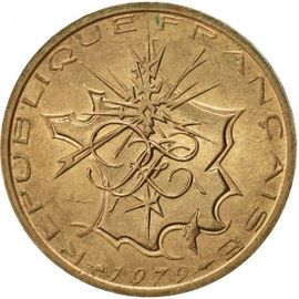 Pièce De Monnaie De Collection Française De 10 Francs Type Mathieu , Année 1979 Variété Tranche B