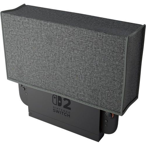 Gjfty-Playvital Housse Anti-Poussière Pour Nintendo Switch 2 Console Cache Protection Accessoires,Cover Anti-Rayures Étanche Pour Nintendo Switch 2 Chargeur Dock-Gris