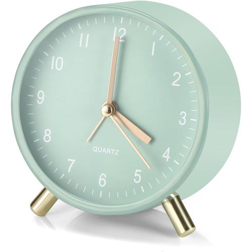 CMJAAGUR-Réveil Matin, Réveil À Pile Avec Fonction Réveil Et Veilleuse, Reveil Matin A Piles, Mouvement À Quartz Silencieux, Portable Reveil De Voyage Pour Chambre Et Bureau[M212]