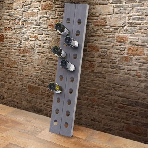 Planche de remuage déco, casier à  bouteilles casier à  vin pour 20 bouteilles, aspect miteux vintage   gris