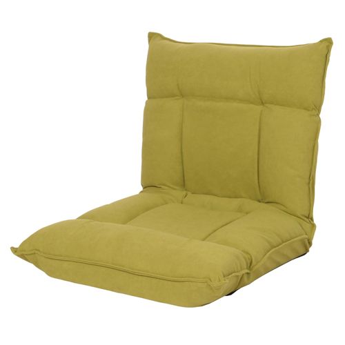 Fauteuil De Sol Hwc-N44, Fauteuil De Relaxation Coussin De Sol Canapé De Sol Fauteuil Pliant 6 Positions De Relaxation, Structure Stable En Velours   Vert