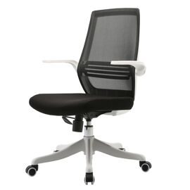 SIHOO Chaise de bureau ergonomique moderne, chaise de bureau, respirante accoudoir relevable   noir