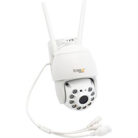 SUBZONAL-3MP WiFi PT Caméra Dome TX-192 - Caméra de sécurité extérieure FullHD WiFi avec APP - Détection de Mouvement, Fonction d'alarme, étanche IP66, Vision Nocturne, Audio bidirectionnel