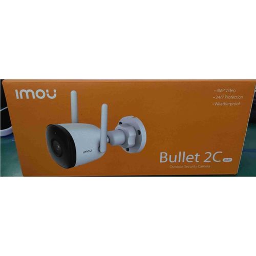 ChenQuanSarl-Caméra De Surveillance Wifi Extérieure, 2.5K Caméra Ip Wifi 2.4 Ghz Étanche Avec Vision Nocturne De 30M, Détection De Mouvement Ai, Compatible Avec Alexa Google Home (Bullet 2C 4Mp)