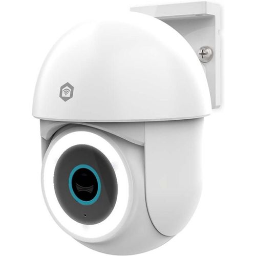 lbgwp60-Caméra De Sécurité Extérieure Intelligente Wi-Fi, Full Hd 1296P, Projecteur Et Vision Nocturne En Couleur, Panoramique, Inclinaison, Détection De Mouvement, Suivi Automatique, Détection Humai