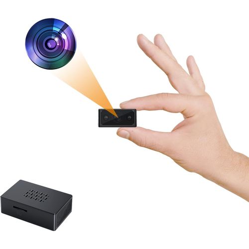CAYPP-Caméra De Surveillance Hd 1080P,Caméra Espion Dissimulée,Mini-Caméra Intérieure/Extérieure,Adaptée Aux Maisons,Bureaux,Animaux Domestiques Et Enfants (Sans Wi-Fi)