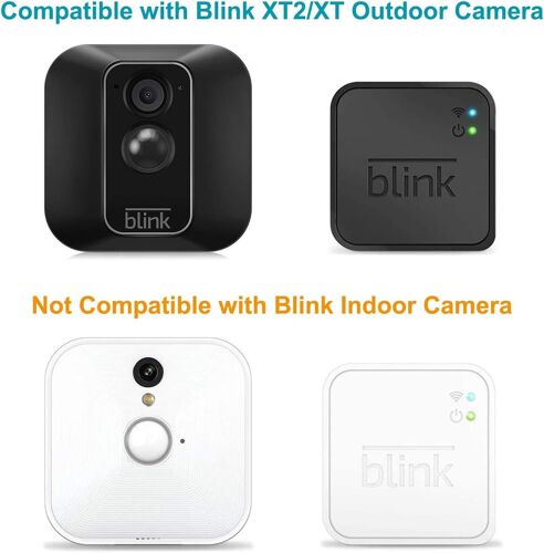 Coque pour Blink XT2 / XT Caméras de Surveillance - (Pack 3) Housses en Silicone pour Système de vidéosurveillance d'extérieur Blink XT2 / XT, Blanc