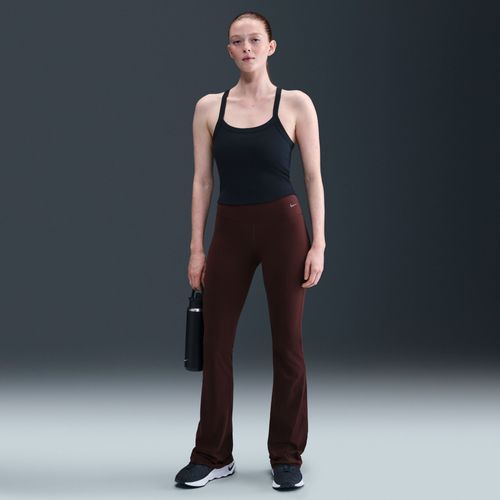 Legging Évasé Taille Haute Nike Zenvy Pour Femme - Rouge