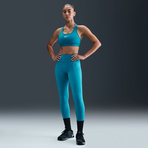 Legging Taille Haute À Coupe Longue Sans Coutures Avant Nike Universa Pour Femme - Bleu