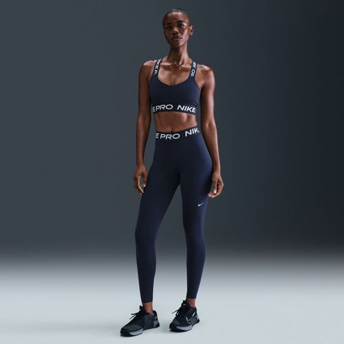 Legging Taille Mi-Haute À Empiècements En Mesh Nike Pro Pour Femme - Bleu