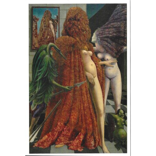 Belgique, Très Belle Carte Postale Neuve, Musées Royaux De Bruxelles, Exposition "Imagine", 100 Ans Du Surréalisme, Tableau De Max Ernst, "La Toilette De La Mariée".
