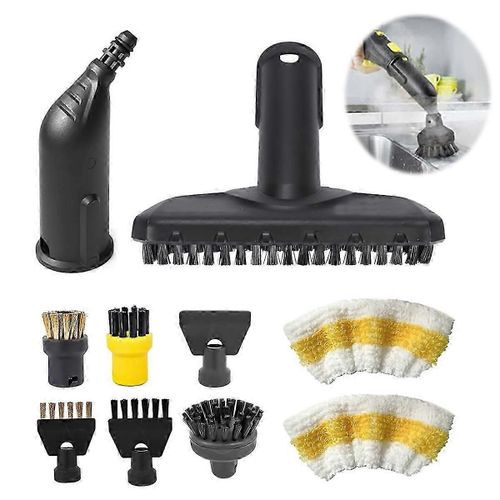 Kit de 10 accessoires pour nettoyeurs vapeur Kärcher SC1,SC2,SC3,SC4,SC5 - avec buses,brushe