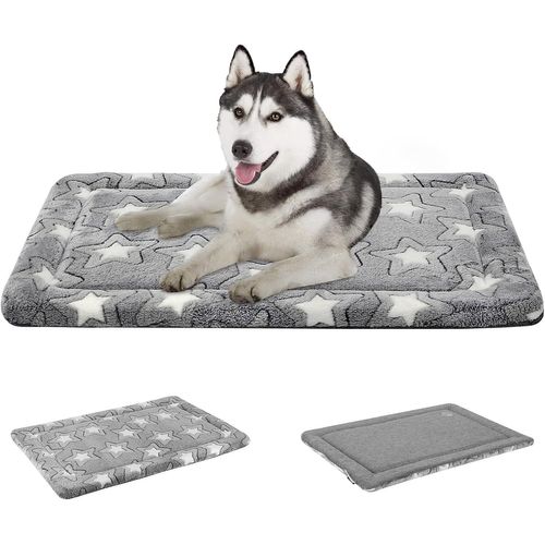 Asfasfq-Panier Chien Réversible (Frais Et Chaud), Coussin Chien Grand Taille (92x61x2,8cm), Tapis Chien Lavable, Matelas Lit Chien Mousse Haute Densité