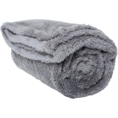 Couverture Polaire Douce Et Moelleuse Pour Chats Et Chiens | Jete De Lit Chaud Pour Animal De Compagnie, Lavable En Machine | Couverture De Lit Et Voyage | Protege Les Meubles Gris, Taille S 60 X 80