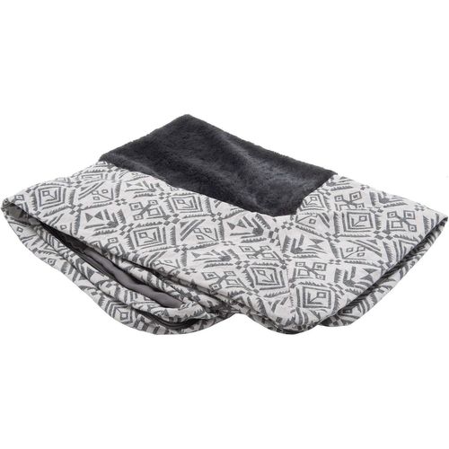 Plush & Southwestern Kilim Housse De Rechange Pour Lit De Chien De Style Sofa Gris Moellon, Taille S
