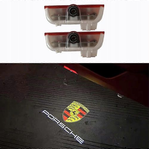 Projecteur de logo LED HD pour Porsche Cayman Boxster Cayenne Macan 991 718