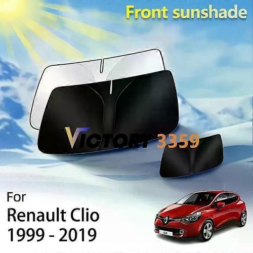 Pare-Soleil Avant Pour Renault Clio 4 3 2 1999-2019 Lutecia Accessoires Pare-Brise Isolation Thermique Pare-Soleil Protection Uv