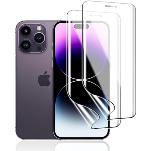 Film De Protection Pour Iphone 14 Pro Max, 2Pcs Protection Ecran En Hydrogel Hd Transparent Flexible Tpu Protections D'Écran, Film Hydrogel Anti-Rayures[LOT6193131]