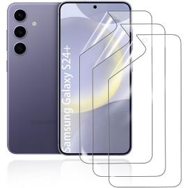 Kal-Film De Protection D'écran Hydrogel Pour Samsung Galaxy S24+, 3 Pièces Tpu Souple Transparent Hd Anti-Bulles Anti-Rayures Anti-Traces De Doigts Auto-Réparatrice