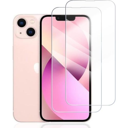 Kal-Verre Trempé Pour Iphone 13 Pro/Iphone 13, 2 Pièces De Protection D'écran Dureté 9h Vitre, Transparent Hd, Sans Bulles Film Protection Écran