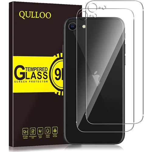 For Iphone Se (2020) Back Tempered Glass, [Pack Of 2] 9h Hardness Protective Film Back Anti-Scratch Screen Protector Glass For New Apple Iphone Se (4.7 Inches)