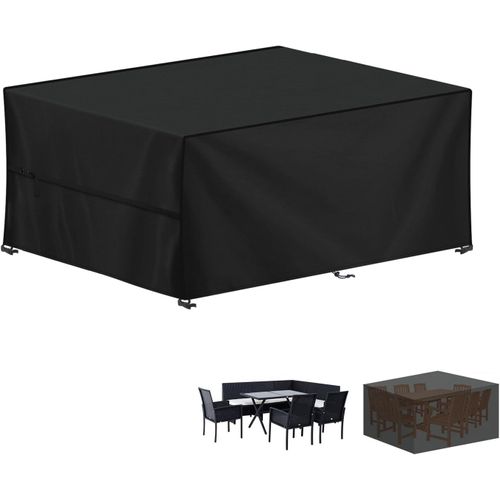 Spwa-Housse Pour Mobilier De Jardin, 420d Oxford Bâche Table De Jardin, Imperméable Housse Table Jardin Bache De Protection Exterieur Salon De Jardin Pour Table, Chaise Et Canapé, 180x100x75cm