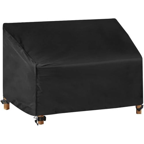 Letnerny-Housse De Protection Pour Banc De Jardin En Polyester 210d ¿¿Tanche 2 Places 134 X 70 X 60/88 Cm