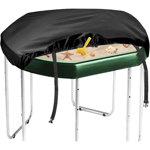 Letnerny-100 ¡Á 100cm Universal Tuff Tray Cover Avec Fermoir, Sandbox Canopy Avec Bords ¿¿Lastiques, Protection Durable Contre Les ¿¿L¿¿Ments, Accessoires Pour Jouer En Plein Air