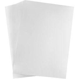 JEXNOVASHOP-50x Feuilles Transparente A4 pour Rétroprojecteur, A4 Feuille Transparente Imprimable à Séchage Rapide pour Imprimantes à Jet d'Encre et Projecteurs (0,12mm épaisseur)