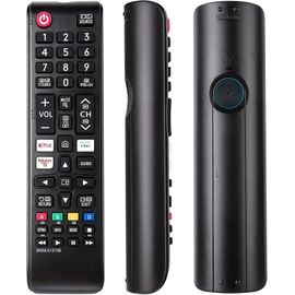 LETNERNY-Bn59-01315B Universelle Télécommande Rechange Pour Samsung Smart Tv Lcd Led Uhd Qled 4K Hdr Tvs With Netflix, Prime Video Rakute Tv Button Ue43Tu7125 Ue50Tu7125 Gq43Q60T