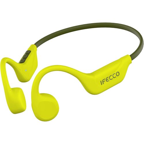 KALANKA-IFECCO Casque Conduction Osseuse - Écouteur Conduction Osseuse Bluetooth 5.4 avec Micro,IPX5 Étanche Ecouteur Osseux pour Cyclisme,Course à Pied Sport