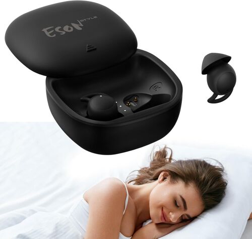 Écouteurs Sommeil, Petit Design pour Les Dormeurs Latéraux, Bluetooth 5.4 Casque Anti Bruit pour Dormir, IPX6 Étanche pour Le Sport, Les Voyages et Le Travail