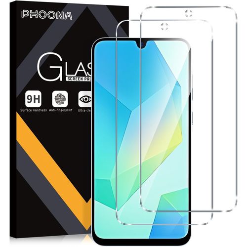 Khkui-Verre Trempé Pour Samsung Galaxy A16 5g, Lot De 2 Vitre Film Protection Écran Compatible Avec Samsung Galaxy A16, Dureté 9h Vitre, Ultra Clair, Anti-Rayures, Facile À Installer