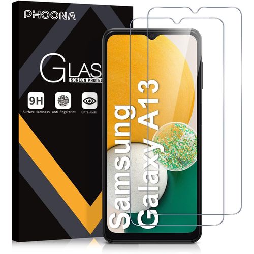 Kal-Verre Trempé Pour Samsung Galaxy A13/A23 5g/A32 5g/A12, Lot De 2 Samsung A13 Protections D'écran, Dureté 9h Glass, Anti Rayures, Sans Bulles, Haute Définition(6,6 Pouces)