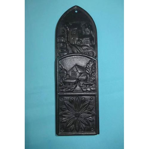 Ancien Pyrogène Mural, Porte Allumettes En Fonte