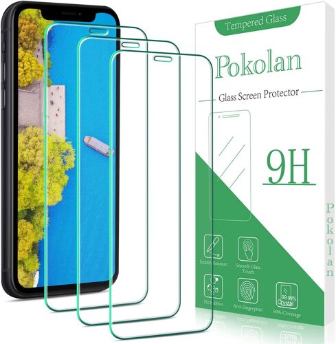 CKL-Lot De 3 Verre Trempé Pour Iphone 11,Iphone Xr,Film Protection Écran Anti Empreinte,Anti Rayures,Sans Bulles,Dureté 9H,Hd Vitre Protecteur
