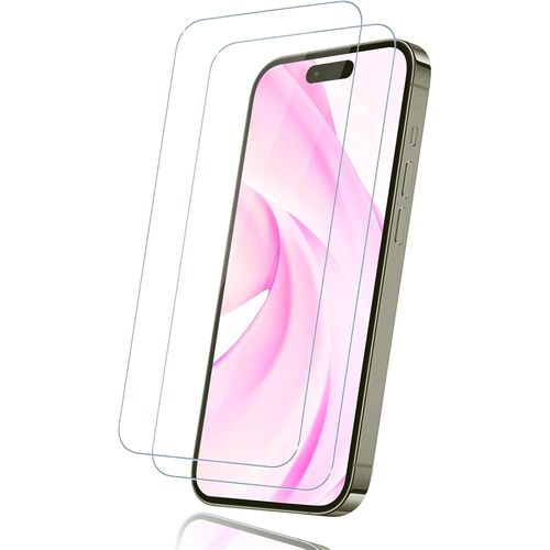 CAUC-2 Pi¿¿ces Verre Tremp¿¿ pour iPhone 16 pro protection, HD Haute Sensibilit¿¿ Film Protection ¿¿cran pour iPhone 16 pro, Ultra R¿¿sistant Duret¿¿ 9H vitre protection, Sans Bulles Protection D'¿¿c