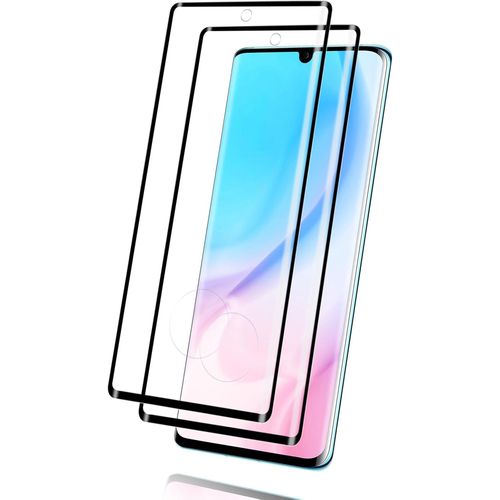 KAL-Pièces Verre Trempé Pour Huawei P30 Pro, Hd Haute Sensibilité Film Protection Écran Pour Huawei P30 Pro, Ultra Résistant Dureté 9H Vitre Protection, 3D Vt Sans Bulles Protection D'Écran
