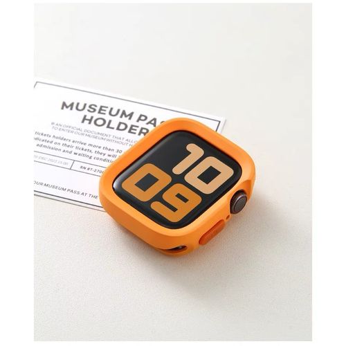 Convient Pour Apple Watchs10 Étui De Protection Bord Coque Souple Iwatch987se Sensation Givrée-Orange Givré-S10 42 Mm
