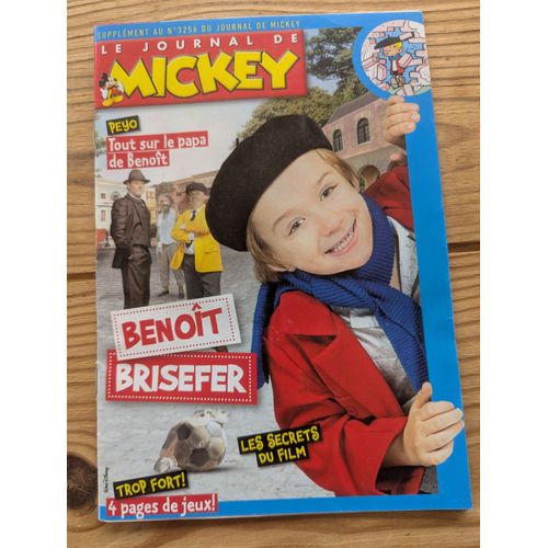Supplément Poche Du Journal De Mickey 20 Pages Sur Benoît Brisefer