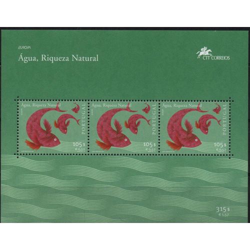 Portugal Timbre Europa 2001