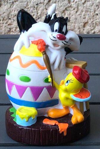 Figurine Titi Et Grosminet Oeuf De Pâques Fizzy Warner Bros 1999, Dessin Animé