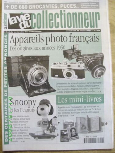 La Vie Du Collectionneur  N° 358 : Appareils Photos Français