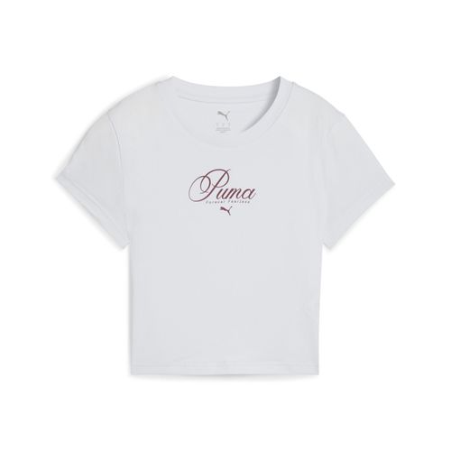 T-Shirt Court À Logo Scriptural Femme