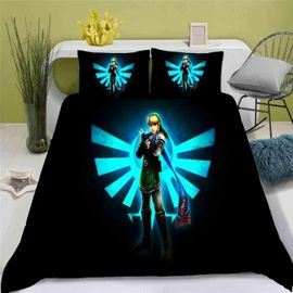Housse De Couette Princesse Zelda 3d Exquis Dessin Anime Anime Impression Numérique Parure De Lit Couette Lit Jeunesse Decoration Maison Enfants Garcon S Cadeau