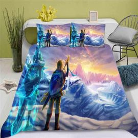 Housse De Couette Princesse Zelda 3d Exquis Dessin Anime Anime Impression Numérique Parure De Lit Couette Lit Jeunesse Decoration Maison Enfants Garcon S Cadeau