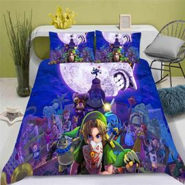 Housse De Couette Princesse Zelda 3d Exquis Dessin Anime Anime Impression Numérique Parure De Lit Couette Lit Jeunesse Decoration Maison Enfants Garcon S Cadeau