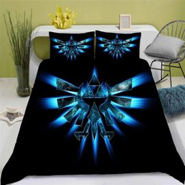 Parure De Lit Avec Housse De Couette Et Imprime Numérique 3d, Motif Dessin Anime The Legend Of Zelda, Pour Jeunes Filles Et Garcon S