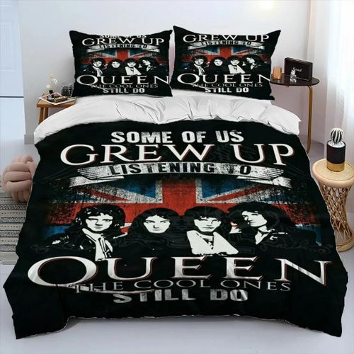 Parure De Lit Queen-Rock-Band Freddie Mercury, Housse De Couette Queen-Rock-Band, Housse De Couette Et Taie D'oreiller