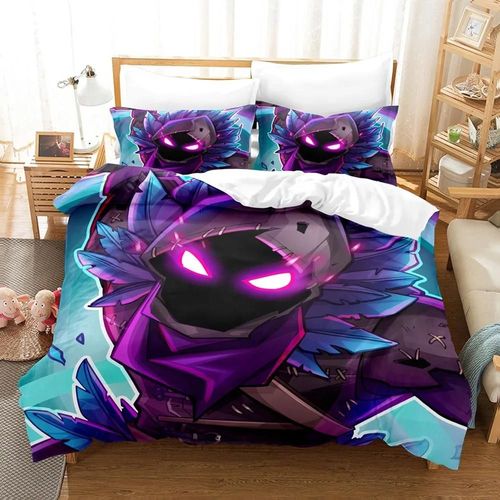 Parure De Lit Avec Housse De Couette Et Taie D'oreiller Pour Jeu Vidéo Fortnite, Pour Adultes, Garcon S Et Filles, Decoration De Chambre Pour Enfants, Simple, Double, Grande Taille